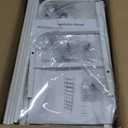 UMDONX Behind The Door Bathroom Shelf Narrow 5-Tier, Slim Space-Saving Storage Shelf, Freestanding Narrow Shelving Unit for Bathroom, Kitchen, Closet and Laundry Room (White)