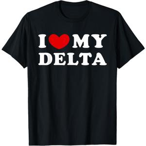 I Love My Delta, I Heart My Delta T-Shirt (medium)