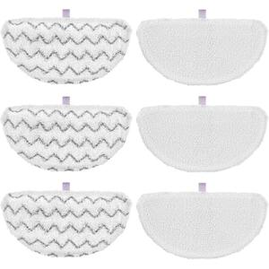 6 Pack 1940 for Bissell Steam Mop Pads for Bissell PowerFresh Steam Mop 1806 1544 1440 2075A 2685A 1940W 19404 Series, Model 19402 19408 1940a 1940f 1940q 1940t B0006 B0017, Part #5938#203-2633