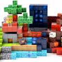 Magnetic Building Block Toy - 144PSC 0.8in Stacking Construction Set to Cultivate STEM Skills for Boys and Girls Gifts,6 7 8 9 Birthday Present