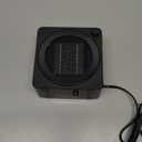 Gaiatop Mini Space Heater, Lightweight PTC Ceramic Fast Heating 500W Energy Efficient for Indoor Use, Overheating & 45 Tip-Over Protection, Portable Desk Electric Heaters for Office Home Black