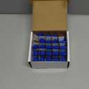 Novelty Lights Ceramic Christmas Replacement Bulbs - Outdoor Individual Bulbs for Events, Holiday Parties, Patios, and More - C7/E12 Candelabra Base, 5 Watt Lights (Blue, 23 Pack)