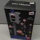 Kiddie Play Traffic Signs and Crosswalk Light Signal Toys for Kids (12pcs)