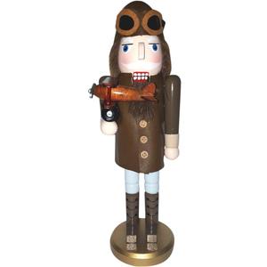 Santa's Workshop 70914 Aviator Nutcracker, 14",