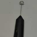 Bonsenkitchen Powerful Milk Frother for Coffee, Fast Handheld Drink Mixer with Stainless Steel Whisk, Battery Operated Hand Frother Stirrer Wand-Black