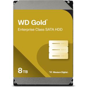 Western Digital 8TB WD Gold Enterprise Class Internal Hard Drive - 7200 RPM Class, SATA 6 Gb/s, 256 MB Cache, 3.5" - WD8005FRYZ
