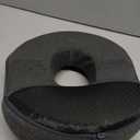 Face Down Adjustable Memory Foam Pillow with 2 Air Vents - Stomach Sleep & Post-Eye Surgery Headrest with Massage Cushion for Recovery (Dark Gray, Medium)