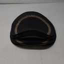 AHHFSMEI Round Paper and Jute Braided Placemats Set of 4 Non-Slip Heat Resistant Table Mats for Dining Tables Indoor & Outdoor Place mats for Daily Use (Black,4)