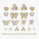 22pcs Bling Shoe Charms for Women, Cute Butterfly Charm Shoe Decoration Charms, Flower Shoe Charms, DIY Clog Sandals Decoration for Women Party Favor Birthday (ONLY 10 PIECES)