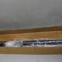 AIZESI 41-144 Inch Heavy Duty Black Tension Curtain Rod - No Drilling, Adjustable, Rust-Resistant for Outdoor, Living Room, Window, Bathroom