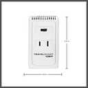 Conair Voltage Converter and Universal Travel Adapter, European Travel Plug Adapter, Univerasal Adapter Plug Converter for Travel, 6 Piece Set