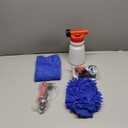 New Rotary Dial 16 IN 1 Car Wash Foam Gun,Foam Cannon, Adjustable Hose Wash Sprayer with 2.5-6 Bars Foam Blaster, with Nozzles,Wash Mitten &Towel,for Car Cleaning& Garden Use with 1/2 Quick Connector