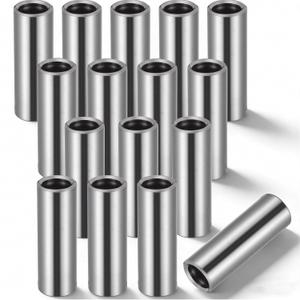 Yaocom 16 Pcs Stainless Steel Spacer 1/2" OD x 3/8" ID x 1-1/2" Length Round Spacer Unthreaded, Screw Standoff Bushing Plain Finish Round Metal Spacers for 3/8'' Screws Bolts and Rods