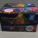 Permanent Outdoor Lights, 100ft with 72 LED Lights, IP67 Waterproof, 75 Scene Modes for Patio, Eave, Outdoor Decor, Compatible with Alexa, Google Assistant, White