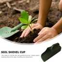 BESPORTBLE Soil Scoop Garden Tool: Plastic Garden Scoop Shovel, Multi Function Gardening Scooper Potted Planter Digging Soil Transfer Tool