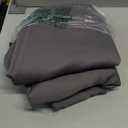 ChrisDowa 100% Blackout Curtains 72 inch Long for Bedroom with Black Liner, 2 Thick Layers Total Blackout Thermal Insulated Grommet Window Curtains 2 Panels Set (Grey, 42 x 72 Inch)