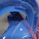 Kids Snorkel Mask Full Face, Snorkeling Gear for Kids 2-14 with Camera Mount, 180 Degree Panoramic View Snorkeling Set Anti-Fog Anti-Leak (Blue Pink)