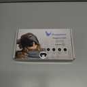 Huggaroo Microwavable Heated/Iced Eyes Sleep Mask. Perfect for Migraines, Headache, Stress, Dry Eyes, Sinus Pressure Relief and Relaxation- Black