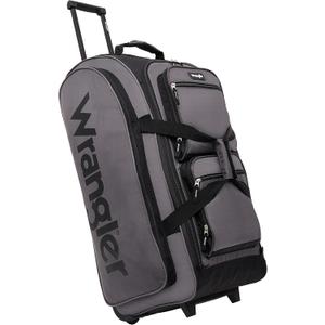 Wrangler Rolling Duffel, Charcoal Grey, 30" Large