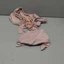 kaimimei Womens Sexy Two Piece Outfits Clubwear Leather Tube Crop Top Bodycon Mini Skirt Set Going Out Outfits (Medium, Nude Pink)