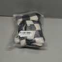 Malier Classic Plaid Fleece Dog Coat with Pocket - Windproof Warm Winter Pet Jacket for Small to Large Dogs (White, Medium)