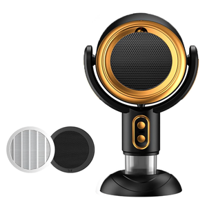 PuffHide Purifer FAN& Smoke Away Purifier Fan Portable Black Gold Adjustable Angle PuffHide PurifierFan,Tabletop SmokePurifier Filters for RemovesOdor(Plugln)