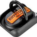 Kryptonite Evolution Ground Anchor, High Security Anti Theft Floor or Wall Anchor for Motorcycle Bike E-Bikes, Heavy-Duty Hardened Steel Swing Shackle,Black
