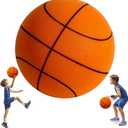 RVOGJP Silent Basketball-Size 7, 2025 Upgrade Dribble Dream Silent Basketball, Si-Lent Basket-Ball Dribbling Indoor, Foam Basket-Ball Indoor Training Ball for Various in-Door Activities