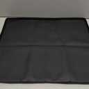 Under Sink Mat 22 x 19, Silicone Under Sink Protector Mat for Kitchen Waterproof, Easy to Clean Bathroom Cabinet Mat Organizers and Storage, Black