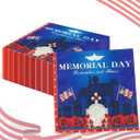 40Pcs Memorial Day Napkins,Veterans Day Party Supplies Patriotic Soldiers Theme Paper Napkins for Independence day, Memorial Day Decorations