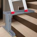 Ladder Extender,Ladder aide pro for Extension Ladders,Straight Ladders,Telescopic ladders,with Non-Slip Rubber Bottom Pad,Height Adjustable 13.4" to 19"