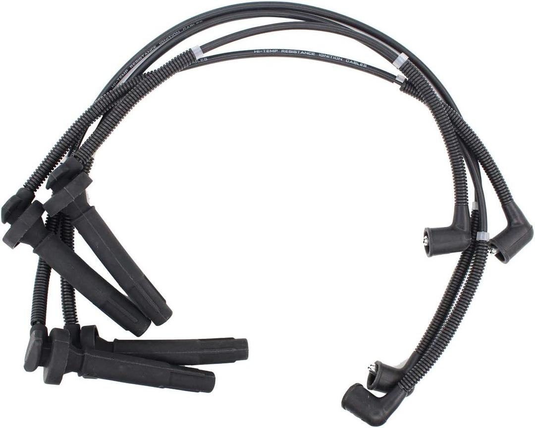 NewYall Pack of 4 Spark Plug Wire for Subaru Legacy/Outback 2005-2009, Impreza 2005-2011, Forester 2005-2010