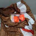 Arokibui Inflatable Gingerbread Man Costume Blow up Christmas Costume Cosplay Party Halloween Xmas Suit Christmas Decoration