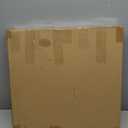 Extra Large Round Ottoman Coffee Table Tray, 22" Big Kitchen Serving Trays for Huge Ottoman Counter Giant Decorative Organizer, Huge Wood Serveware Tray with Built-in Handle for Big Job