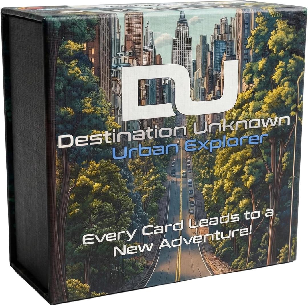 Destination Unknown: Urban Explorer  The Road Trip Adventure Card Game for Couples, Friends & Families | Explore New Places, Create Memories & Turn Any Drive into a Adventure!