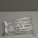 GUSTO [50 oz - 2 Pack] Plastic Carafe with Lid, Large Capacity Square Base - Clear Pitcher with Flip Top Lid, Easy-Pour Spout Juice Containers with Lids, Hand Wash Only - Perfect for Mimosa Bar