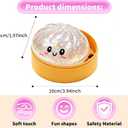 Dumpling Squishies,Glitter Dumpling Mystery Box,Colorful Dumplings Stress Balls Fidget Sensory Toy,Soft Squeeze Decompression Dough for Anxiety Relief Fidget,Giant Glitters Dumplings