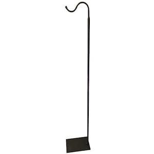 The Wind Chime CO 60" Adjustable Heavy Duty Shepherd's Hook Floor Stand Garden Hook for Outdoor, Hanging Plant, Solar Lights, Lanterns, Bird Feeders and Wedding Decor