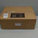 350PCS Clear Black Plastic Plates for 50 Guests, Disposable Dinnerware Set for Party and Graduation, Includes 100 Plastic Plates, 50 Pre Rolled Napkins with Gold Silverware, 50 Cups