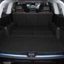 Trunk Mat for Mercedes GLS 2+3+2 Seat, Black | GLS with Air Vent on Left Trunk, 2022-2026, Custom Fit