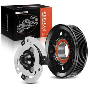 A-Premium Air Conditioner AC Compressor Clutch Kit Compatible with Volkswagen Jetta, Passat, Golf, Tiguan, Beetle, CC, Eos, GTI, Golf City, Golf R, Passat CC & A3, TT, A3 Quattro, TT Quattro