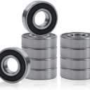 6001RS Ball Bearing Double Sealed Deep Groove Ball Bearings 28mm/1.1" Outer Dia - 10pcs
