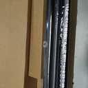 Zeerobee Curtain Rods for Windows 72 to 144, 1 Inch Industrial Wrap Around Black Curtain Rod, Indoor/Outdoor Room Divider Adjustable Drapery Pole, 72"-144"