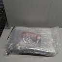 Clear Tarps with Grommets 14 Mil Clear PVC Tarp 400g/m Thickened Tear Resistant, for Camping, Plants Greenhouse, Cars, Patio (8' X 10')