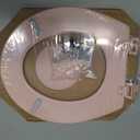 Bemis 500EC 063 Toilet Seat with Easy Clean & Change Hinges, 1 Pack Round, Venetian Pink