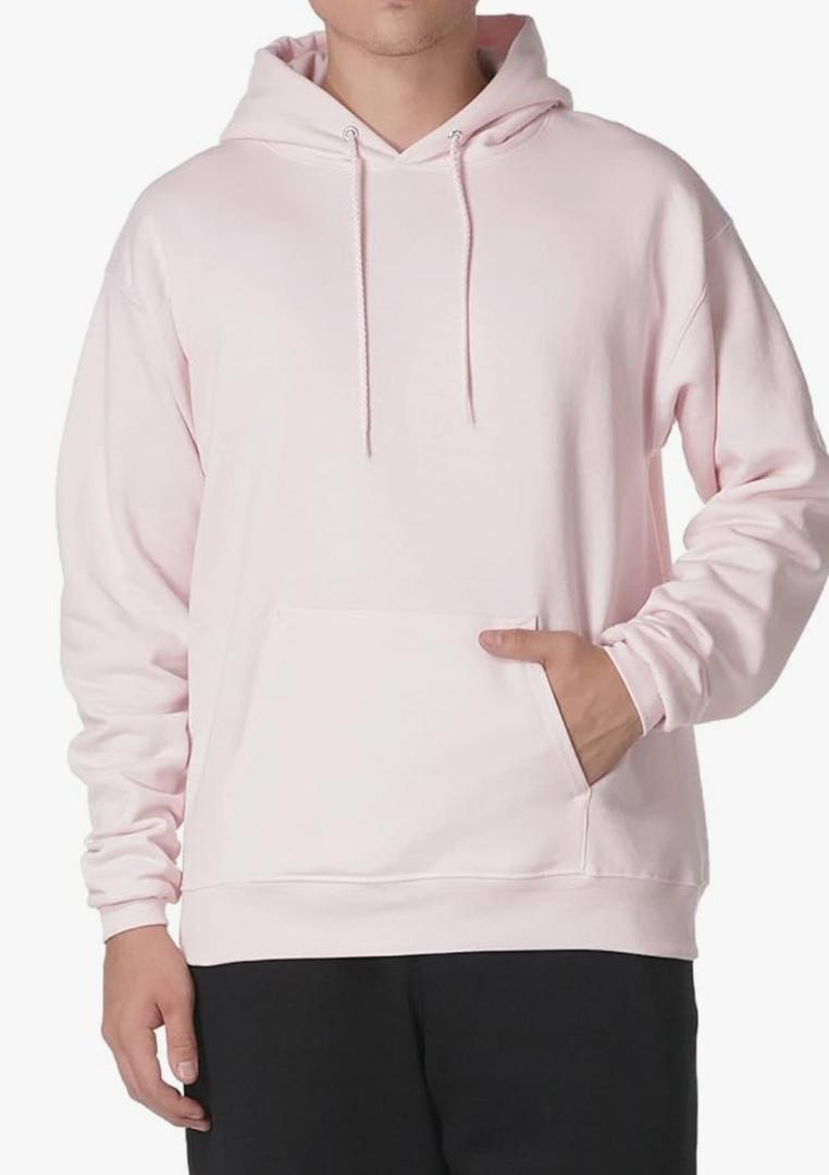 Hanes EcoSmart Hoodie, Midweight Fleece, Pullover Hooded Sweatshirt for Men, 2XL