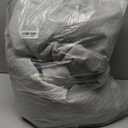 FinRèc 6x9 Washable Area Rugs for Bedroom Living Room, Low Pile Thin Rug Solid Color, NonSlip Carpet Indoor for Home Decor (Grey)