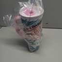 Owala Stainless Steel Triple Layer Insulated Travel Tumbler with Spill Resistant Lid, Straw, and Carry Handle, BPA Free, 40 oz, Dusty Pink