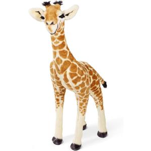 Melissa & Doug Lifelike Plush Standing Baby Giraffe Stuffed Animal 3 Feet Tall