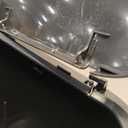 IEEK Plastic Trash Can with Press Top Lid,3.2 Gallon /12 Liter Garbage Can,Black Modern Waste Basket Thin Trash Cans for Bathroom,Kitchen,Living Room,Office and Narrow Spaces